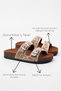 Women's Double Buckle Extra Comfortable Stone Slippers, Women's Comford Slippers, Women's Stylish Slippers - 2