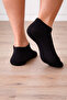Black Booties Socks Economical 5-Piece Cotton Short Comfortable Non-Sweating Daily Sports Socks - 3