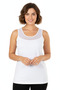 Tulle Collar Thick Strap Women's Tank Top - Set of 3 - 3