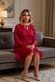 Women's Plus Size Halter Neck Batwing Sleeve Long Sleeve A-Line Dress Functional Stylish - 4