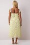 Women's Plus Size V-Neck Sleeveless Chiffon Woven Midi Dress Floral Pattern A-Line Functional Stylish - 6