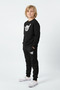 3 Thread Round Neck Thick Winter Sh Fleece-Lined Santa Cruze Print Detailed Boys Tracksuit Set - 2