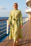 Women's Crew Neck Low Sleeve Long Sleeve Unlined Woven Dress Functional Durable Modern