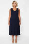 Women's V-Neck Sleeveless A-Line Midi Knitted Dress Functional Durable Quality Comfortable Modern - 5