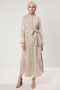 Women's Collar Standard Sleeve Long Sleeve Embroidered Woven Dress Functional Durable Aesthetic - 5