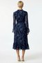 Women's Mock Neck Long Sleeve Spanish Sleeve A-Line Midi Chiffon Woven Dress Functional Modern - 6