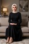 Women's Crew Neck Standard Sleeve Long Sleeve A-Line Fit Knitwear Dress Functional Quality - 4