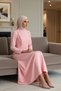 Women's Crew Neck Standard Sleeve Long Sleeve Solid Pattern Dress Functional Durable Quality Stylish - 3