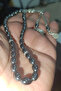 Hematite Stone Barley Cut 6*9 mm Natural Stone Prayer Beads - 2