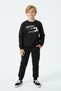 3 Thread Round Neck Thick Winter Sh Fleece-Lined Football Print Detailed Boys' Tracksuit Set - 2