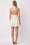 Women's Halter Neck Sleeveless Skater Fit Mini Dress Plain Patterned 99 Character Durable - 6