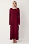 Women's Mock Neck Standard Sleeve Long Sleeve Knitwear Dress a Line Mold Functional Stylish - 5
