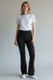 Women's High Waist Spanish Slit Leggings - 5