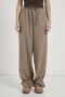 Women's Elastic Waist Tied Palazzo Loose Fit Trousers - 2