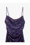 Rochie de damă 6WAL80100IK VIOLET cu model - 5