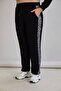 Elegant Women's Leopard Sequin Embroidered Zippered Plus Size Sports Tracksuit Set - 4