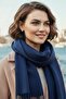 Women's Soft Textured Four Seasons Wearable Vegan Pashmina Shawl Scarf
