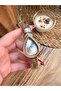 Gold Inside Gold Women's Wristwatch with Triangle Tiny Stone Detail - 3