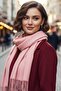 Women's Soft Textured Four Seasons Wearable Vegan Pashmina Shawl Scarf - 3