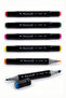 6-Piece Dual-Tip Thick/Fine Tip Felt-Tip Marker Set - Professional Drawing and Painting Pen - 5
