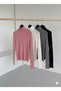 Set of 4 Soft Textured Winter Cotton Turtleneck Fleece-Lined Slimfit High-Neck Sweater Special Series