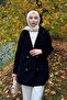 معطف Kaşe أسود - 2