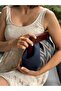 Patchwork, Chain-Strap Bag with Wooden Clasp, Clutch Bag, Hand Bag, Arm Bag, Shoulder Bag - 7