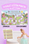 Educational and Fun Butterfly Adventure Toilet Training Sticker Board for Children 29X40Cm