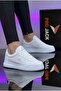 White Daily Orthopedic Sneaker Men's Sports Shoes - Pj732 - 4
