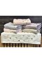 Flower Embroidered Hand and Face Towel Set of 6