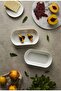 Pera 29 cm Oval Deep Presentation Plate Set of 2 Orgi-78