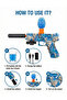 Electric Gel Ball Blaster M1911 Toy Gun Automatic Hydrogel Splatter Shooter Rechargeable Goggles Toy - 3