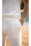 Unisex Trend Wrinkled Crinkle Fabric Summer Stretch Fabric Short Sleeve T-Shirt Tracksuit Set - 6