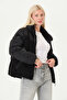 Women's Coat Plush Detailed Double Fabric Women's Coat - 3