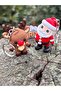 Santa Claus & Rudolph Reindeer - Christmas Duo 🎅 🦌   3D Premium Double Keychain Set - 6