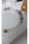 Fluorite Natural Stone Bracelet Faceted Cut 8 mm - 2