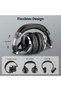 Pro 10 Wired Over Ear Headphones Hi-Res Studio Monitor & Mixing DJ Stereo Headsets with 50mm Drivers and 1/4 to 3.5mm Jack for AMP Computer Recording Podcast Keyboard Guitar Laptop - Black - 7