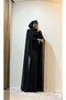 Women's Hijab Evening Dress Cape Tailed Evening Dress