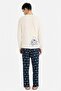 Tom & Jerry Pajama Set Regular Fit Long Sleeve Top Long Bottom G3082Ax25Wn - 5