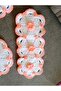 Hand Knitted Bride and Groom Gift Set 3-Piece Bath Towel Set Dowry White-Salmon Color - 6