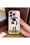 iPhone 15 Pro Max Compatible Pink Leather Textured Silicone Protects Camera Shock-Absorbing Case Cover