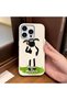 iPhone 15 Pro Max Compatible White Leather Textured Silicone Protects Camera Shock-Absorbing Case Cover
