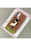 iPhone 11 Compatible Brown Leather Textured Silicone Protects Camera Shock-Absorbing Case Cover - 3