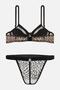 Aria Stone Detailed Unpadded Bra and Panty Set - 2734 Leopard - 2