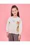 Girls Ivory Floral Print Jog Set (2 Piece) - 2