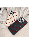 iPhone 15 Compatible Brown Leather Textured Silicone Protects Camera Shock-Absorbing Case Heart - 6