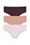 Women's Cotton 3-Piece Stretch Fabric Hipster Panties
