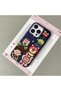 iPhone 15 Pro Max Compatible Blue Leather Texture Silicone Protects Camera Shock-Absorbing Case Cartoon - 3