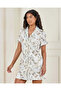 Women White Printed Nightshirt - 5
