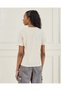 Senior Girls Cream Jacquard Top With Print - 3